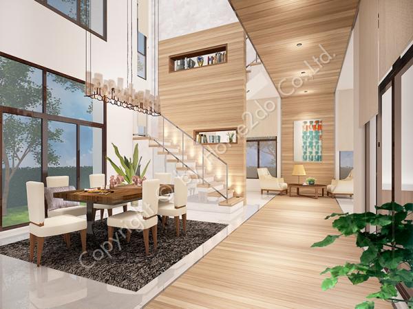 Design Homeplan : Tropical 305, Living Room